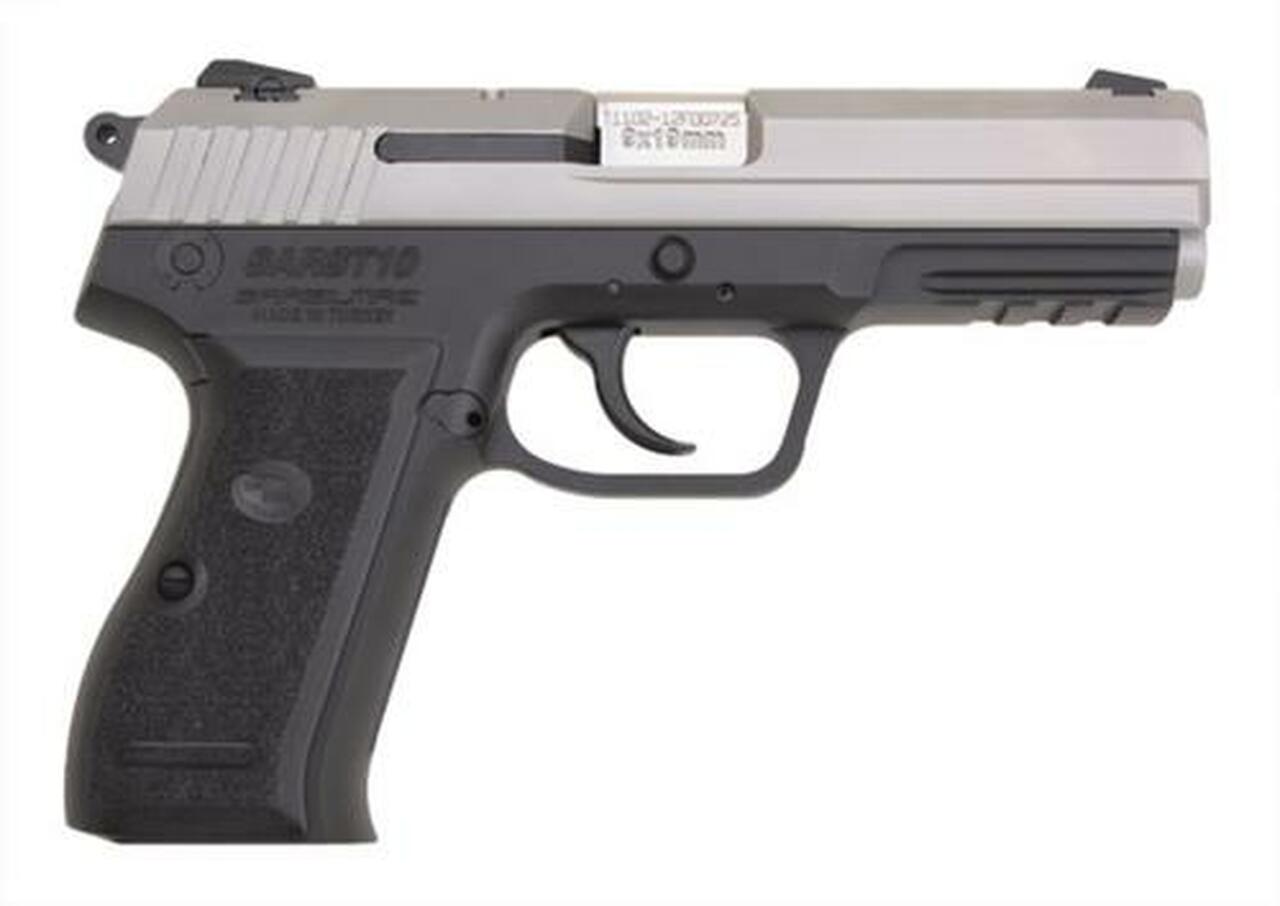 EAA SAR ST10 9mm 4.5" Black Stainless Steel Slide, 16 Round Mag