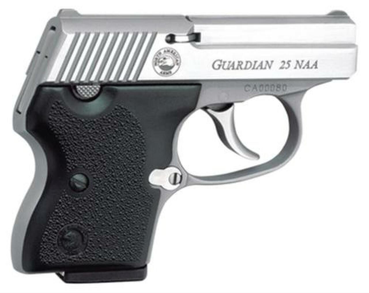North American Arms NAA Guardian, .25 NAA, 2.185", 6rd, Stainless Steel