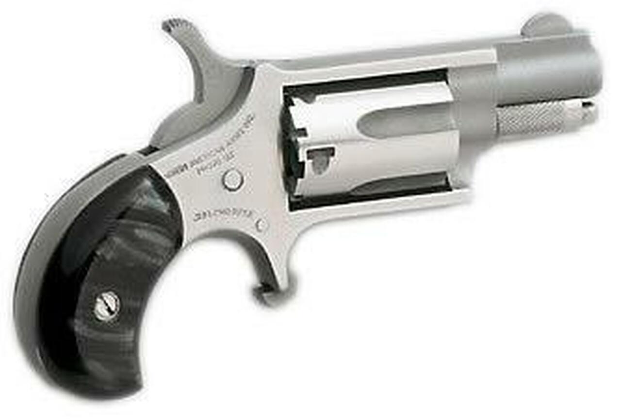 North American Arms Mini Revolver 22 Magnum, 1/1/8" Barrel Black Pearl Grips