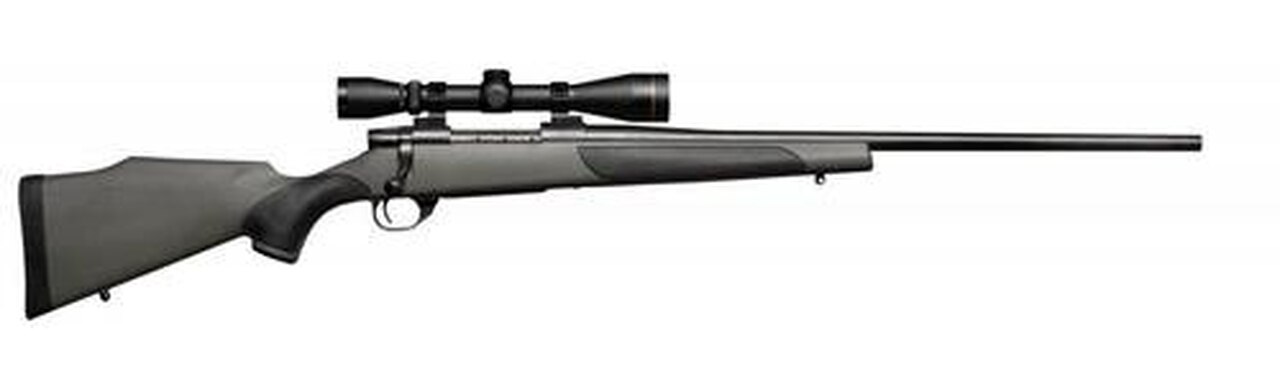 Weatherby Vanguard Leupold Pkg, 7mm Rem Mag, 24", Blued, Griptonite Stock
