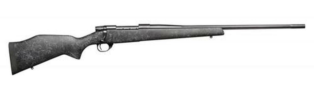 Weatherby Vanguard Wilderness, .257 Wby Mag, 24" Fluted, Blued, Grey Composite Stock