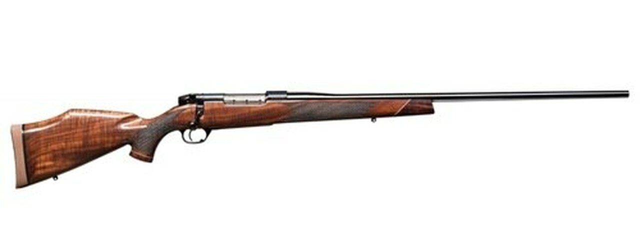 Weatherby Mark V Deluxe, .308 Win, 24", Blued, Polished Walnut Stock