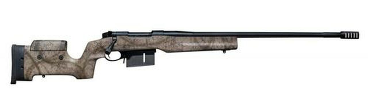 Weatherby Mark V Tacmark Elite, .338 Lapua Mag, 28" Fluted, Blued, Tan Tactical Stock
