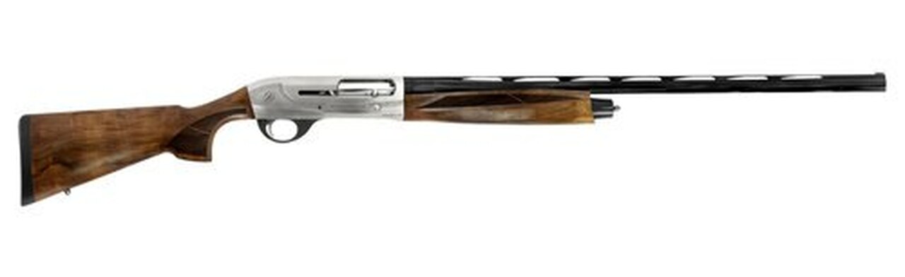 Weatherby 18i Deluxe 12 Ga, 28" Barrel, 3", Walnut Stock, Silver, 2rd