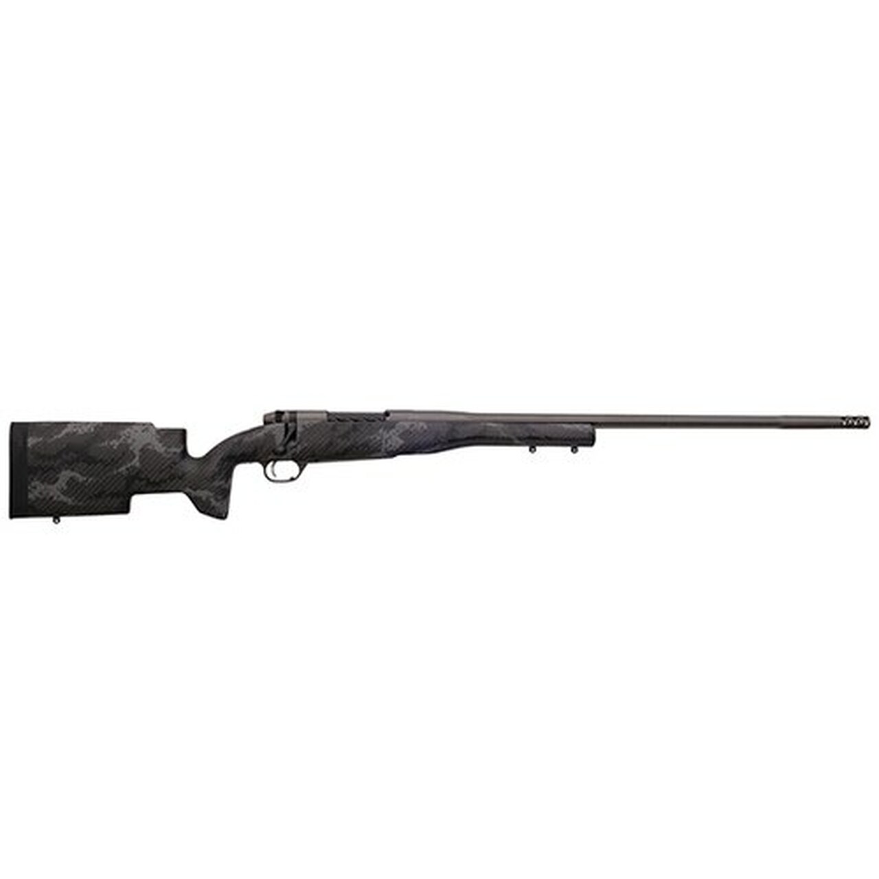 Weatherby Mark V Accumark Pro 6.5x300 Weatherby Mag, 26", Tungsten Gray Cerakote Carbon Fiber Stock , 3rd