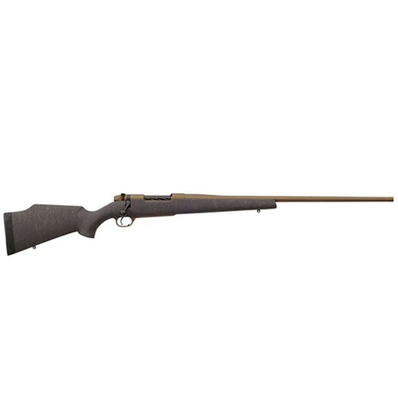 Weatherby Mark V Weathermark Bronze 300 Weatherby Mag, 26", Burnt Bronze Cerakote Black Burnt Bronze Webbing Monte Carlo Stock, 3rd