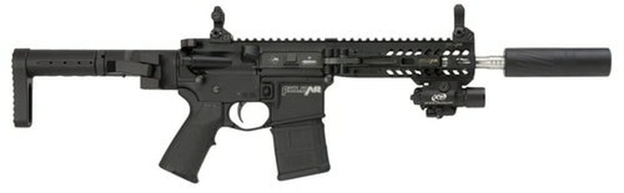 FoldAR Double FoldAR15, .223 Wylde, 9" Barrel, 30rd, Dead Foot Arms Pistol Brace, Black