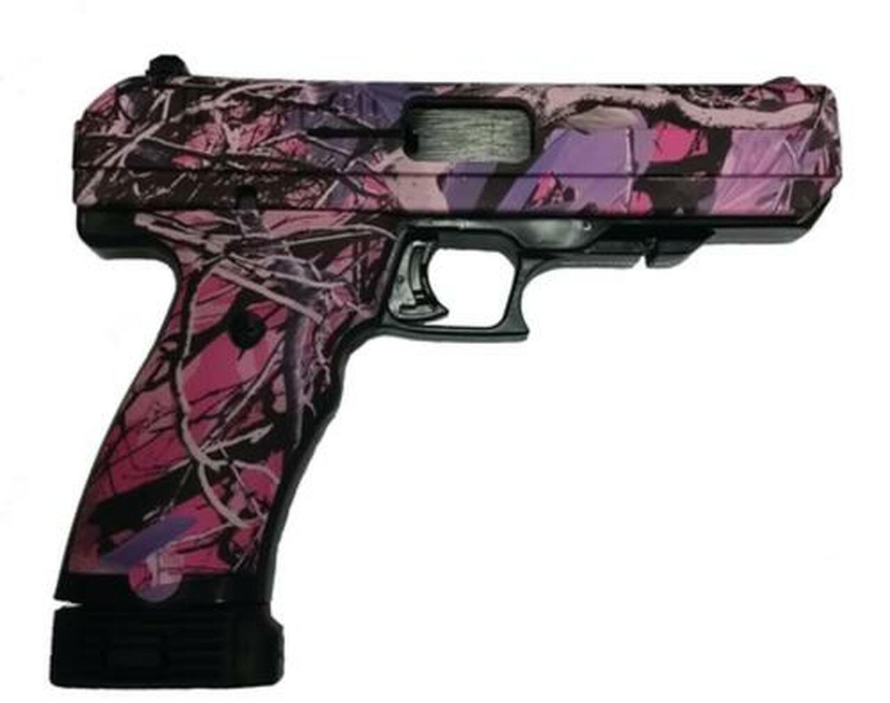 Hi-Point .40 Smith &amp; Wesson Polymer Frame 4.5" Barrel Pink Camo Finish 10rd