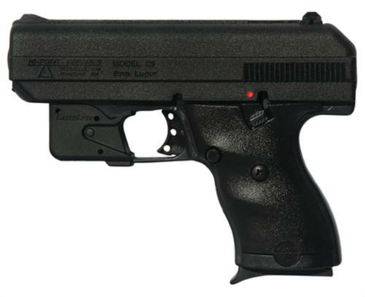 Hi-Point 9mm 3.5" Barrel, Laserlyte Trigger-Guard Mount Laser Polymer Frame 8rd Mag