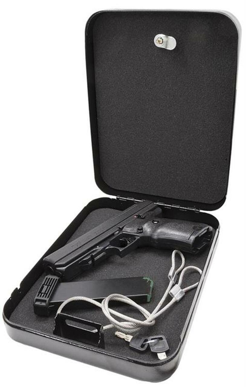 Hi-Point Home Security Pack 40S&W Gun 4.5" Barrel, Black Poly, Lockbox, 10rd