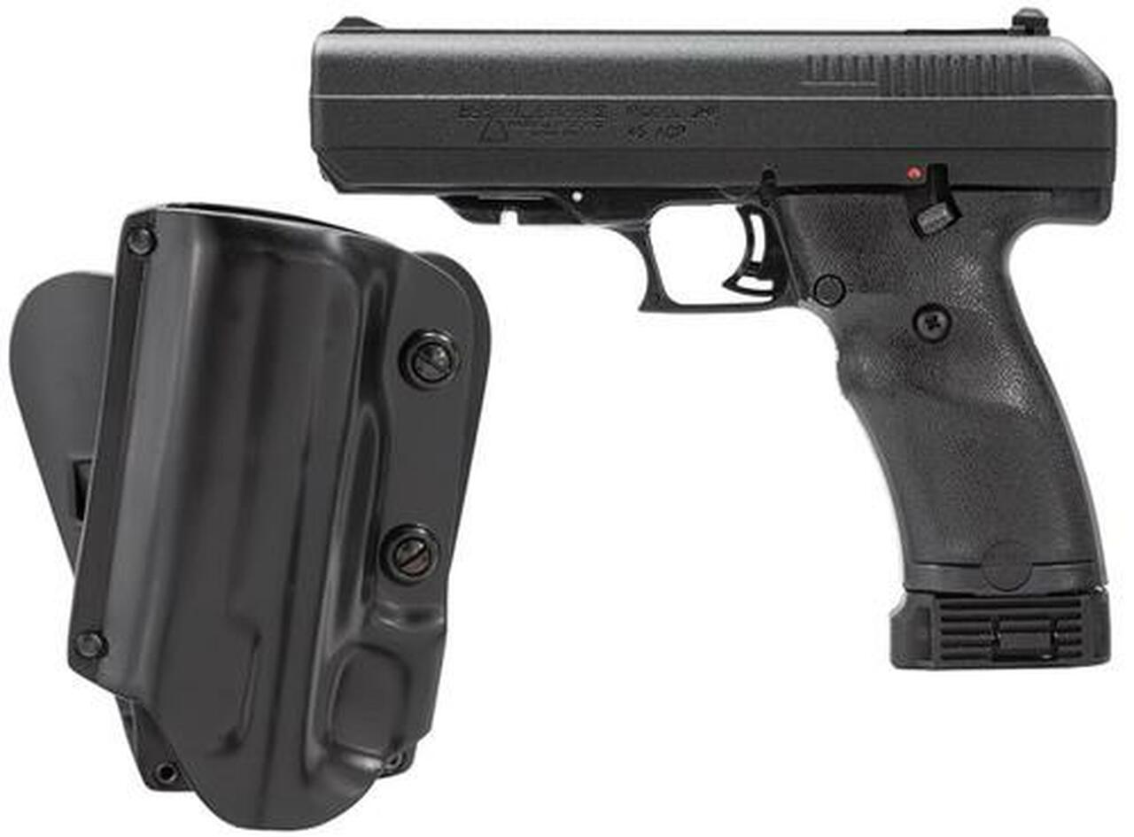 Hi-Point 45 ACP, Galco Kydex Holster 4.5" Barrel, Black Poly Grips Finish, 9rd