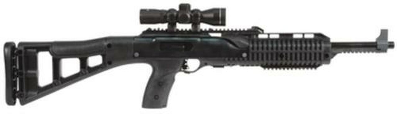 Hi-Point 4595TS Carbine, 45 ACP, 17.5", 9rd, Black Polymer Stock, 4x32 Scope