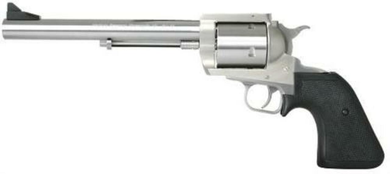 Magnum Research Big Frame 454 Casull 7.5" 5 Black Hogue Rubber Grip SS