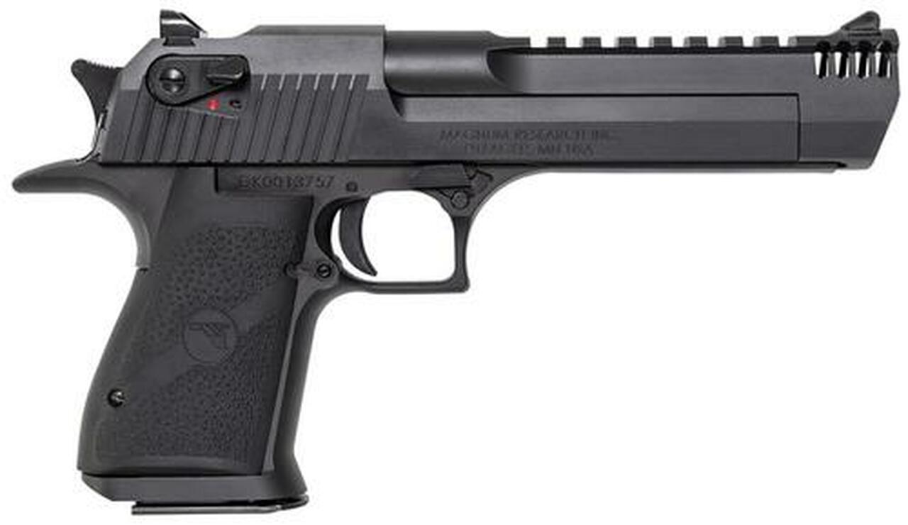 Mag Desert Eagle Mark XIX, Muzzle Brake Single 357Mag 6" Barrel, Black, 9rd