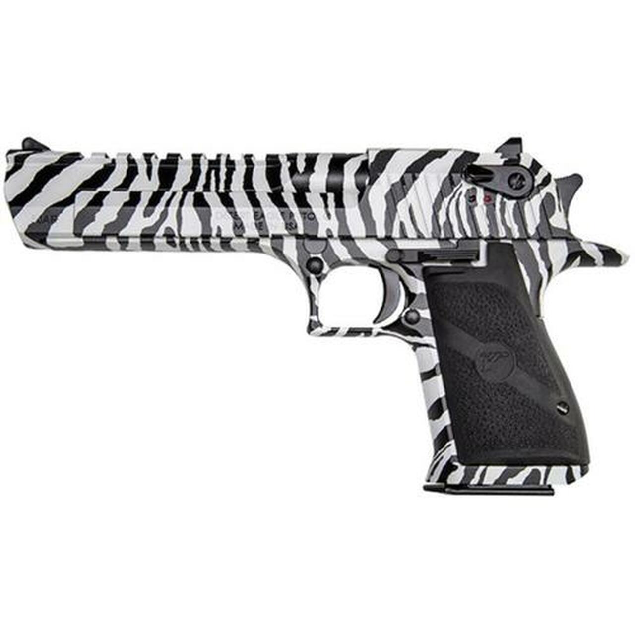 Magnum Research Desert Eagle 44Mag Zebra Finish 6" Barrel 8 Rd Mag