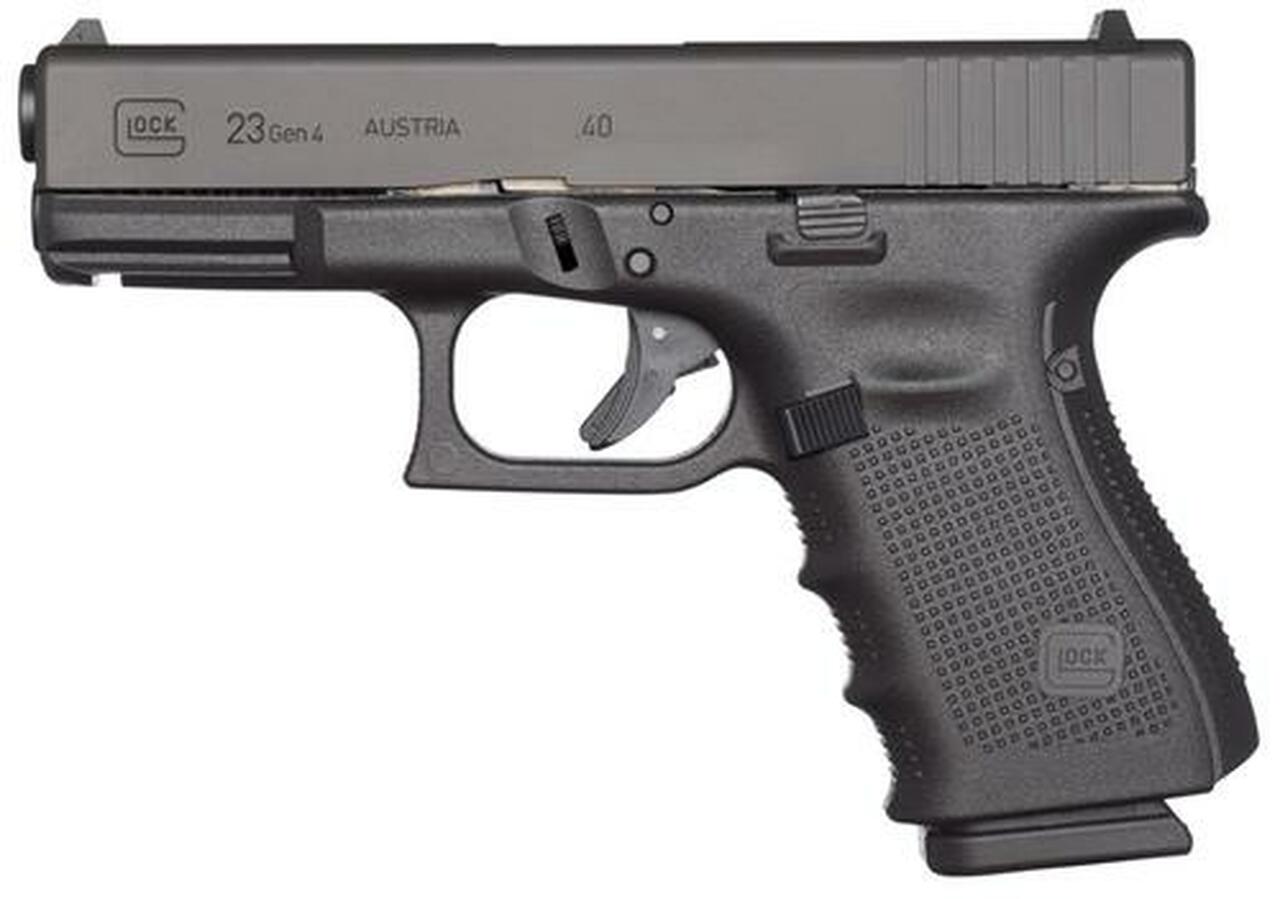 Glock G23 Gen4 .40 S&amp;W, 4", 10rd, Fixed Sights, Black
