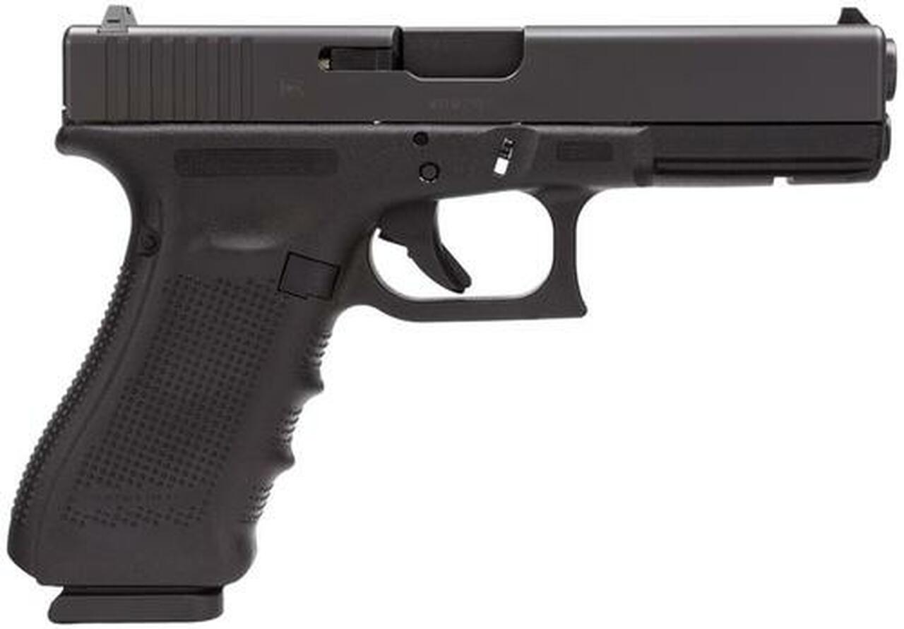Glock G17C G4 9mm, 4.48", 17rd, Fixed Sights, Black