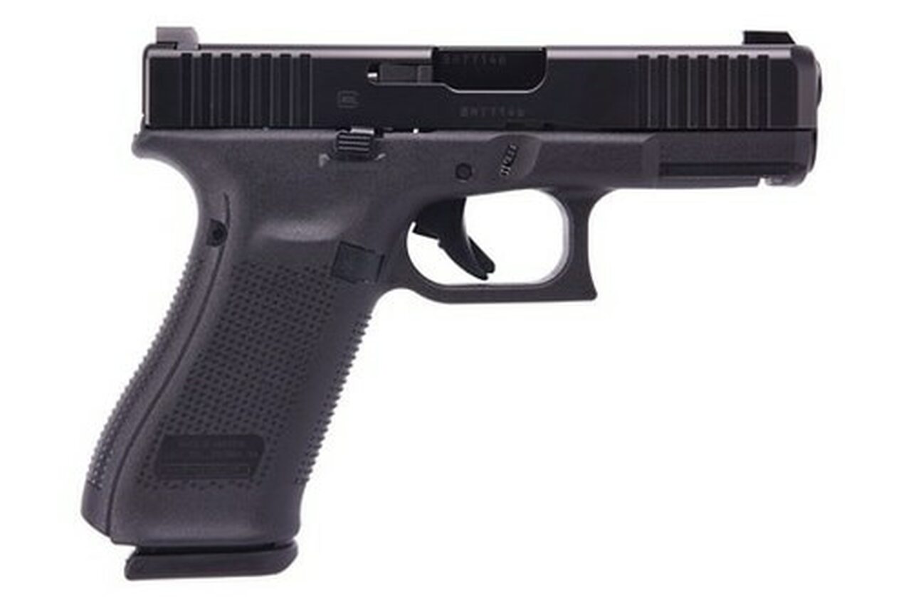 Glock G45 Compact 9MM, 4" Barrel, Ameriglo Night Sights, 3- 17Rd Mags, Front Serrations, Ambi Slide Stop, Flared Mag Well