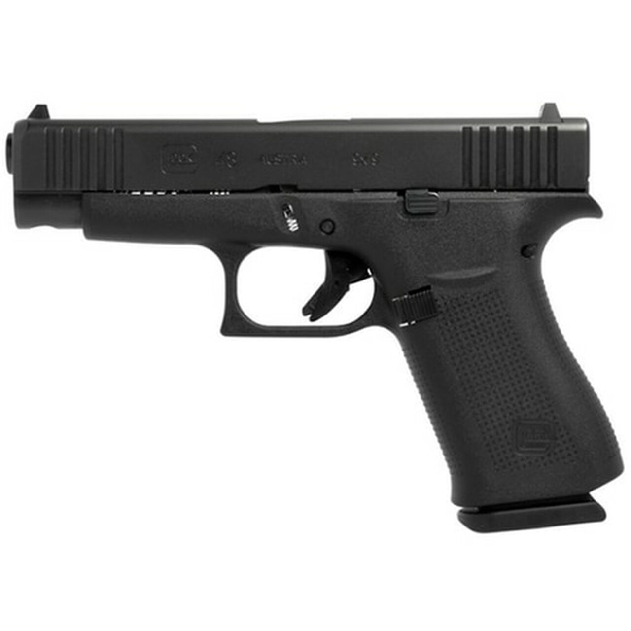 Glock G48 9mm, 4.17" Barrel, 10rd Mag, Black, Fixed Sights