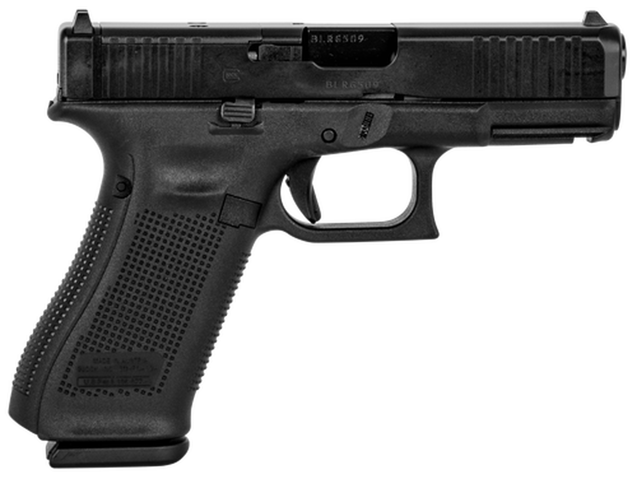 Glock G45 Gen 5 MOS, 9mm, 4.02" Barrel, 17rd, Black