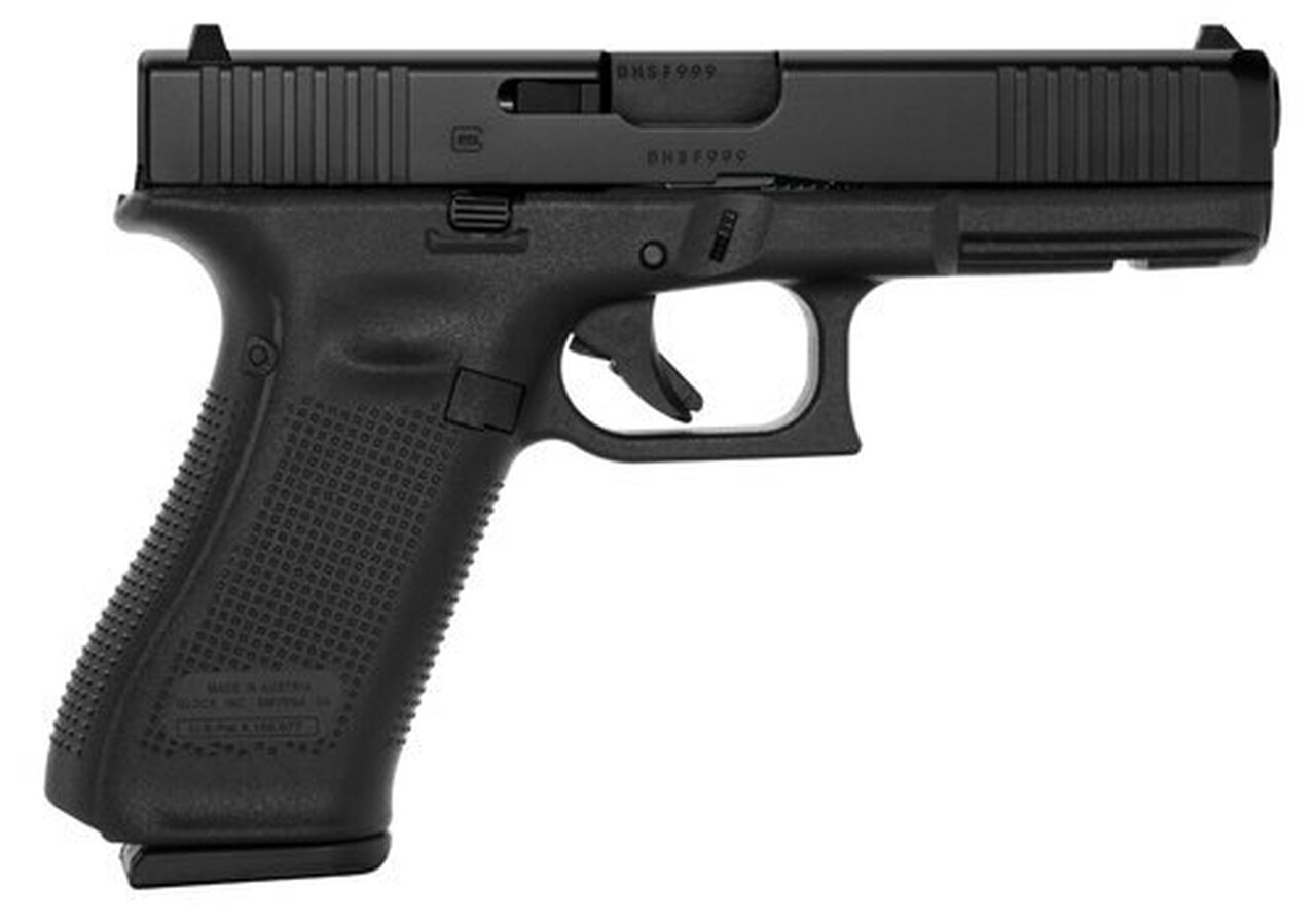 Glock G17 Gen5 9mm, 4.49" Barrel, Fixed Sights, 10rd