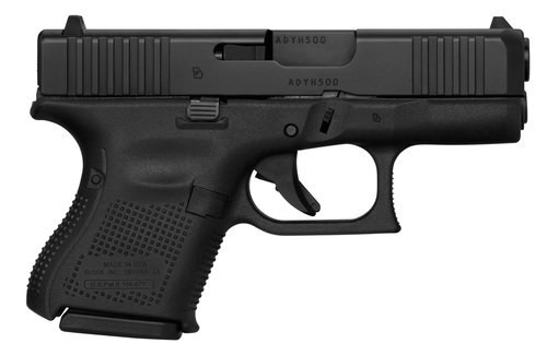 Glock RENTAL G26 Gen 5 9mm, 3.43" Barrel, Black, Fixed Sights, 10rd
