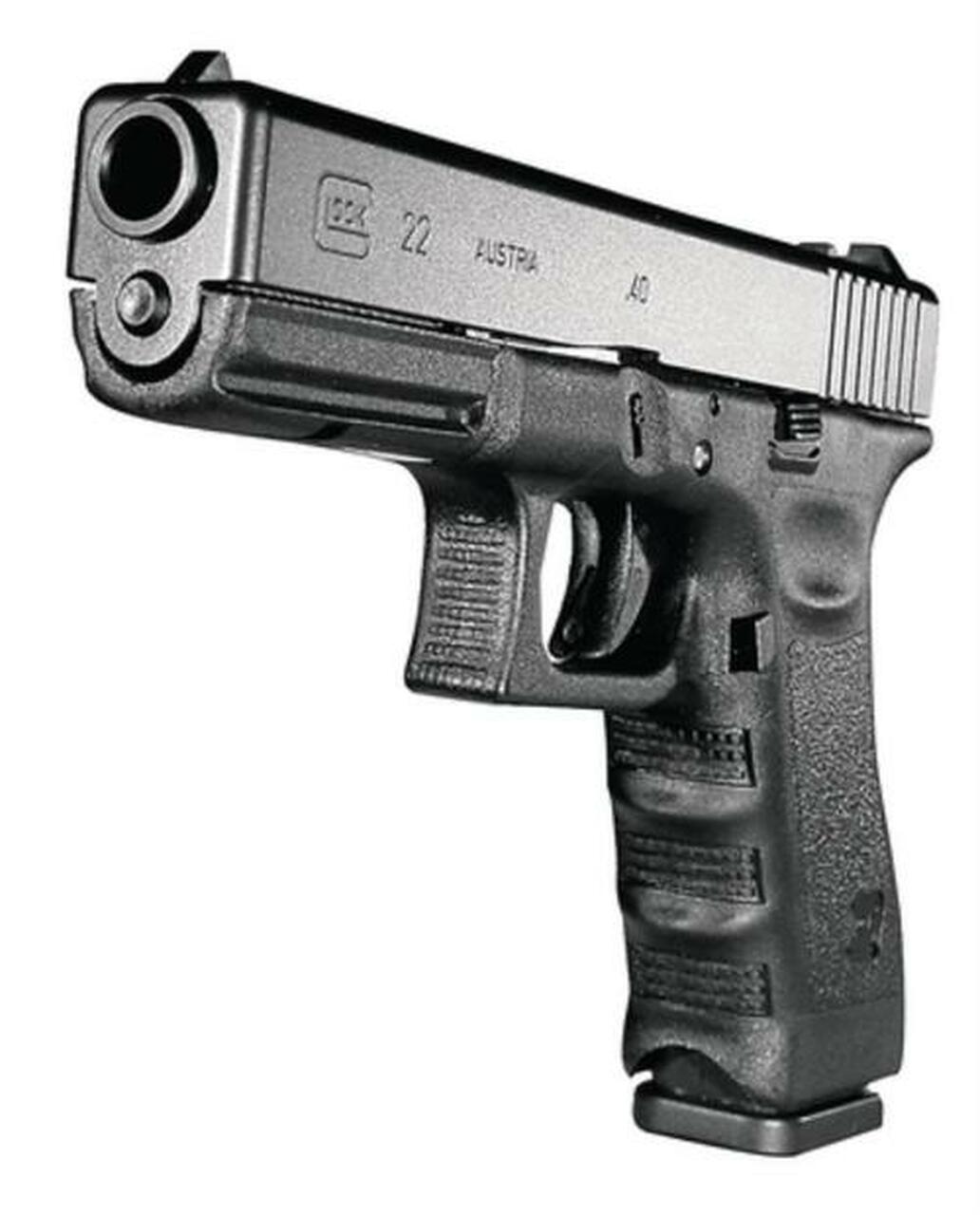 Glock G22 .40 Smith &amp; Wesson 4.49 Inch Barrel Black Fixed Sights 10 Rd Mag