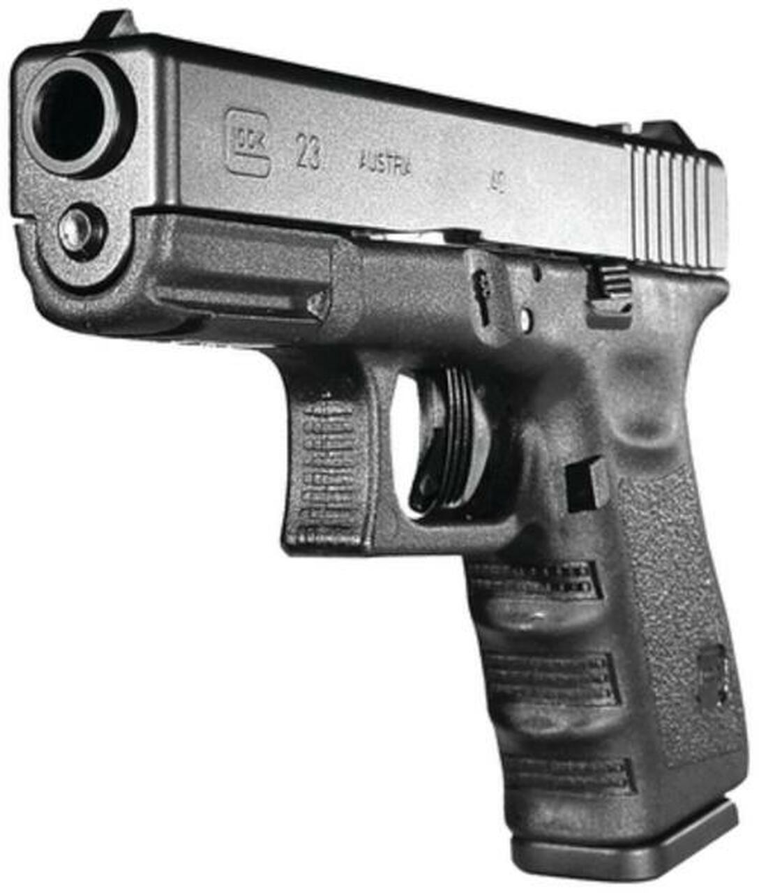 Glock G23 Standard Double 40 S&amp;W, 4.01" Barrel, Black Po, 10rd