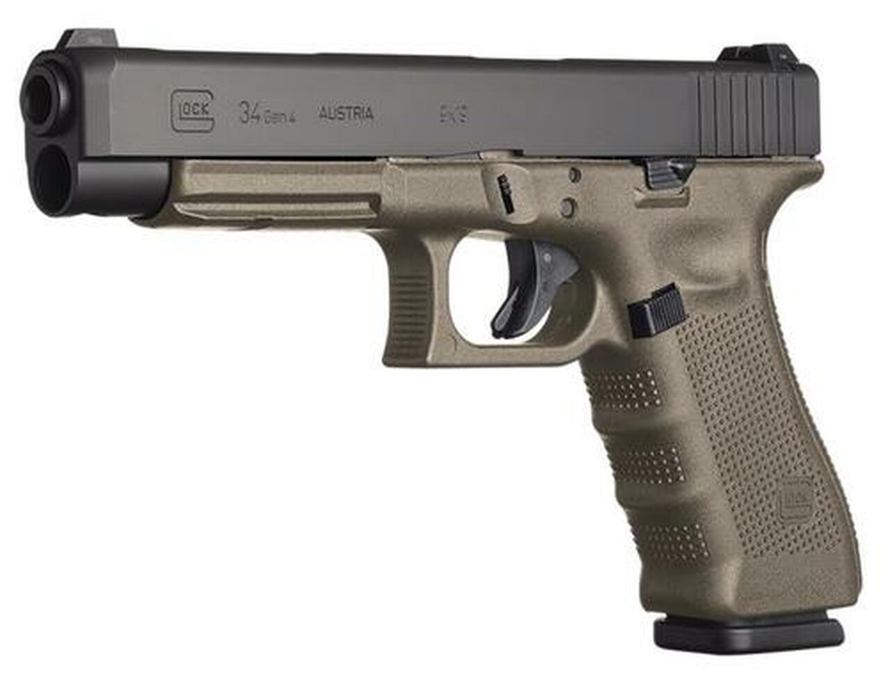 Glock G34 Gen4 OD Green Frame Factory 9x19