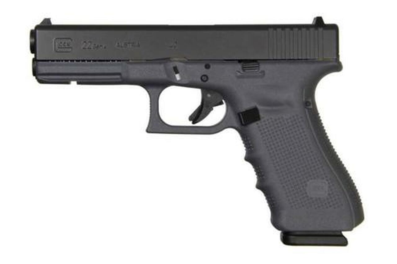 Glock 22 Gen4, .40S&W, 4.49", 15rd, Gray Frame