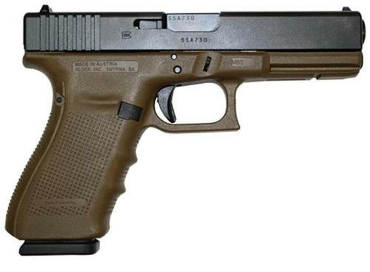 Glock G21 Gen4, 45 ACP, 4.6",, , Flat Dark Earth Frame, FS, 10 rd