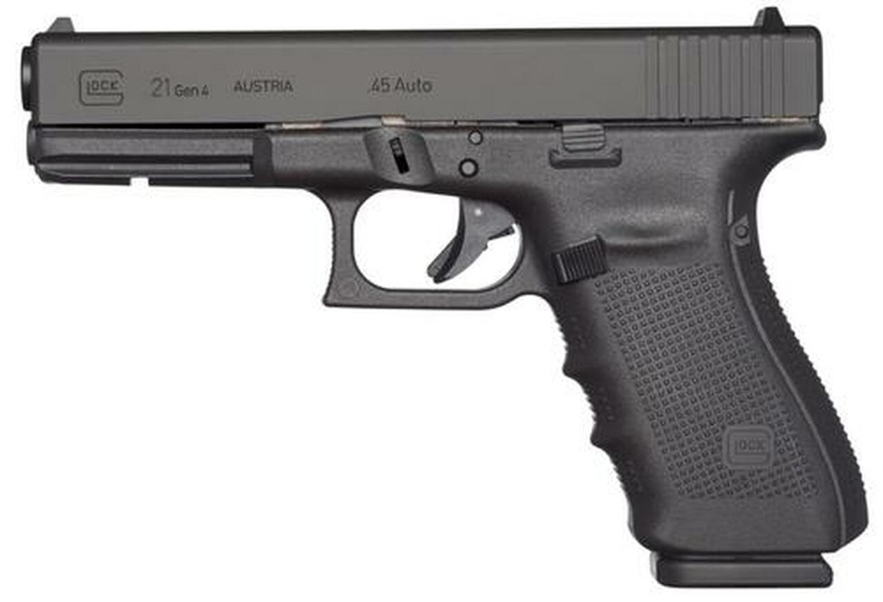 Glock G21 Gen4, 45 ACP, 4.6", 13rd, Black, US Made