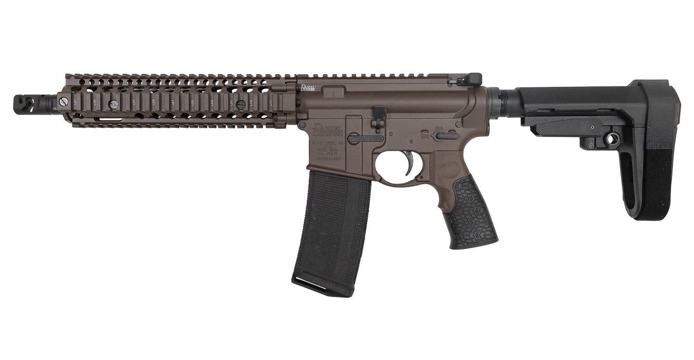 MK18 Mil-Spec 5.56mm AR Pistol with Geisselle SSA Trigger and FDE Coating
