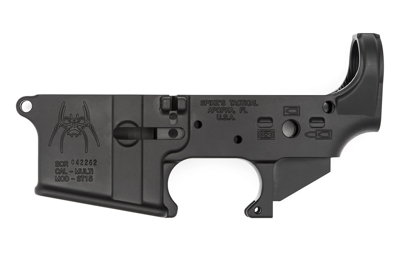 Spider Stripped Lower Receiver (Multi Cal)