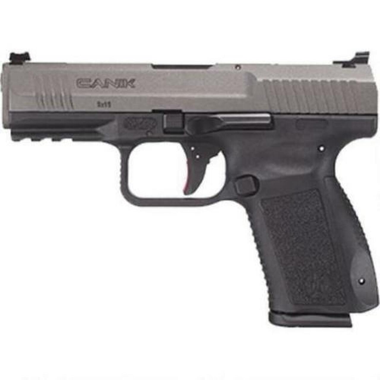 Canik TP9SF Elite 9MM, 4.19" Match Bbl, Tungsten Finish, 2x15 Rnd Mags