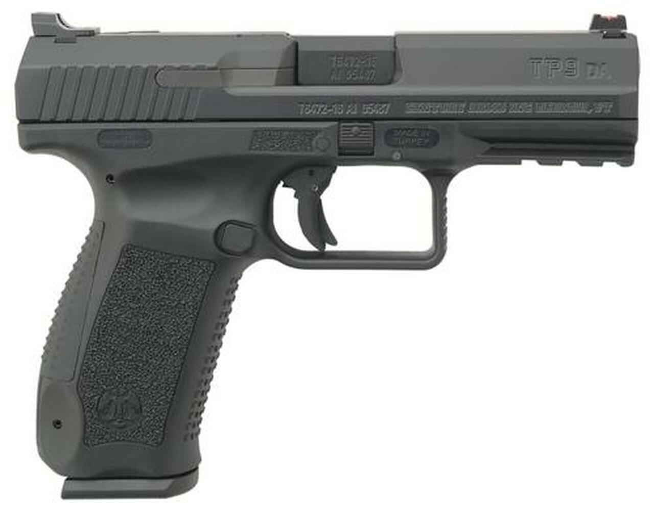Canik TP9DA, 9mm, 4.07", 18rd, Black Cerakote