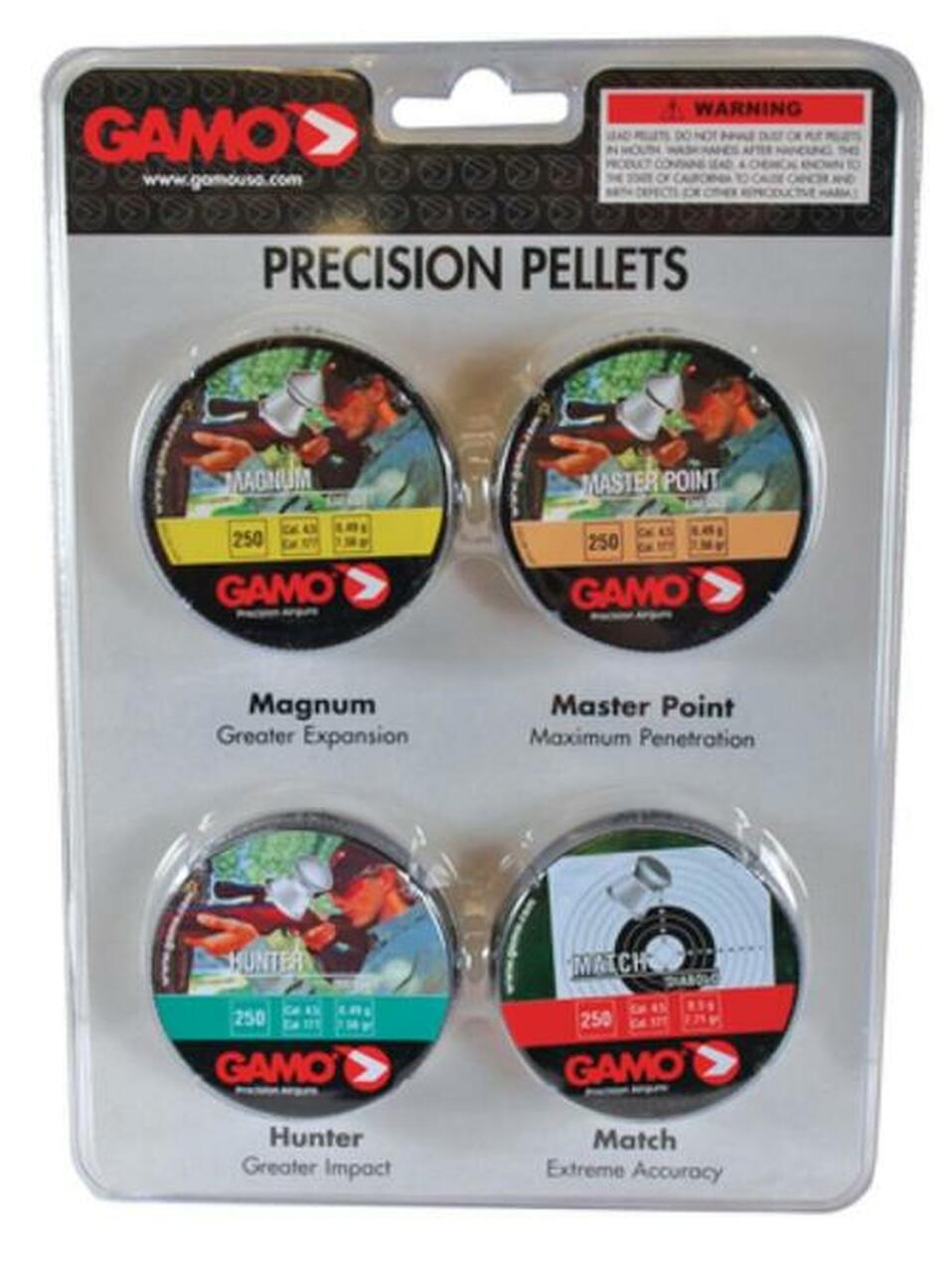 Gamo Precision Pellet Combination Pack 177 Caliber 1000 Count