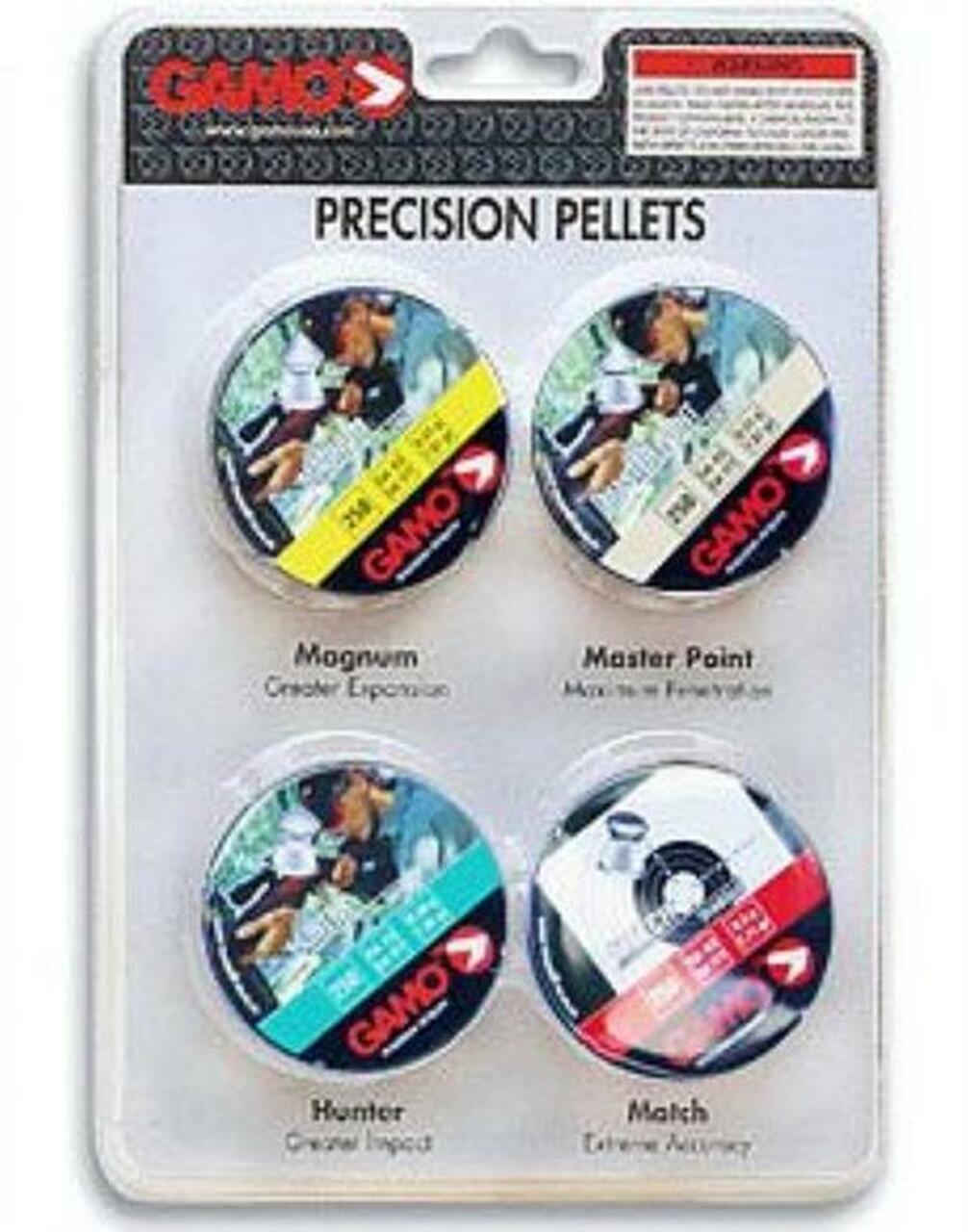 Gamo Combo Pack Performance Pellets 177 Pellets Rocket Red Fire Pba Armor Pba Raptor Blister Card 400 Pack