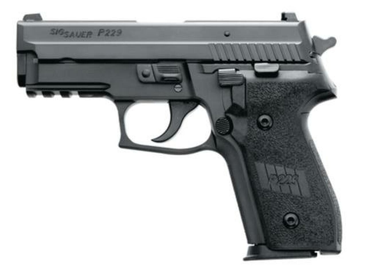 Sig P229 40 S&amp;W 3.9In Nitron Black Da/Sa Siglite E2 Grip (2) 10Rd Steel MAG MA Compliant