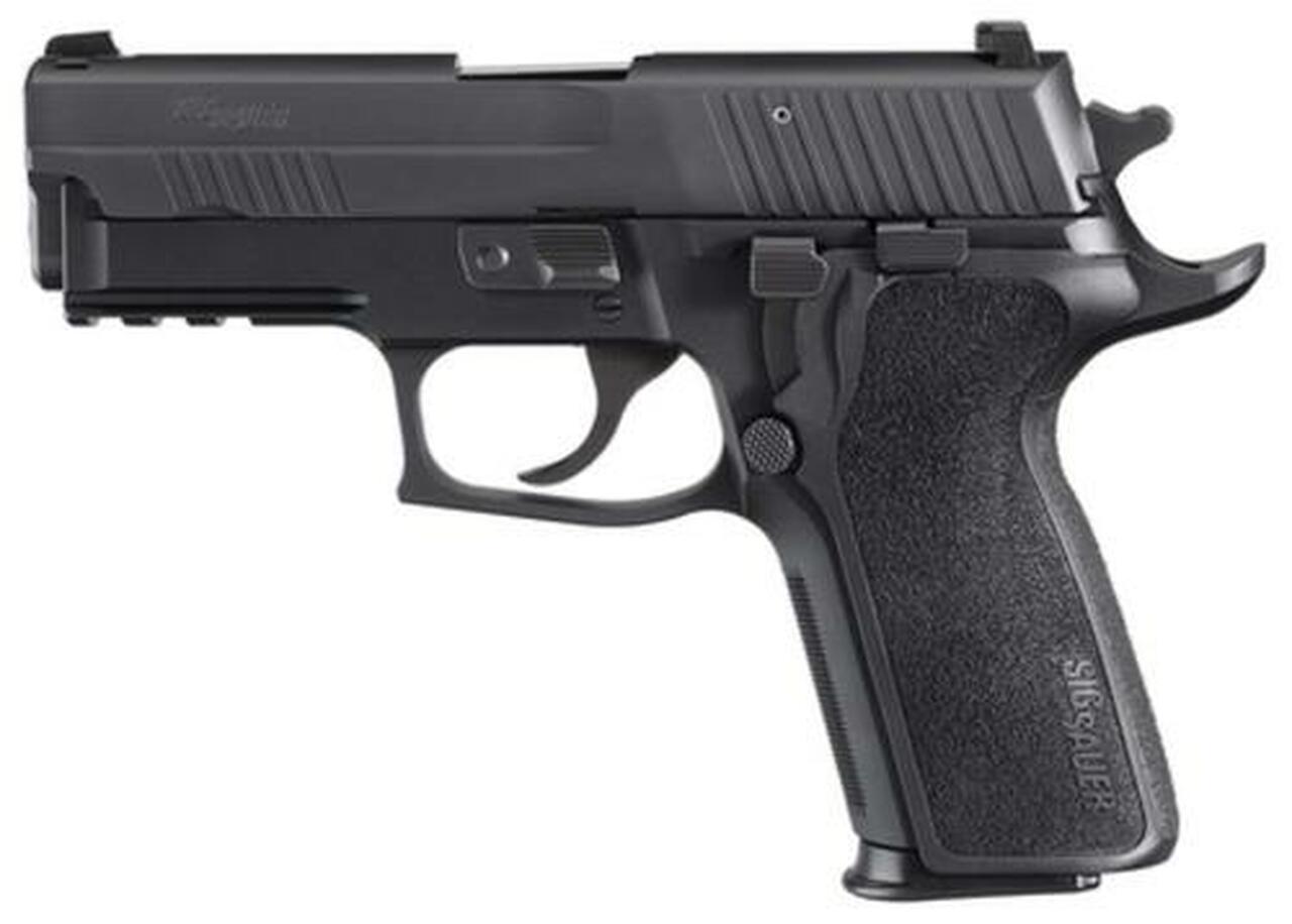 Sig P229 9MM 3.9In Enhanced Elite Black Da/Sa Siglite E2 Grip (2) 15Rd Steel MAG SRT