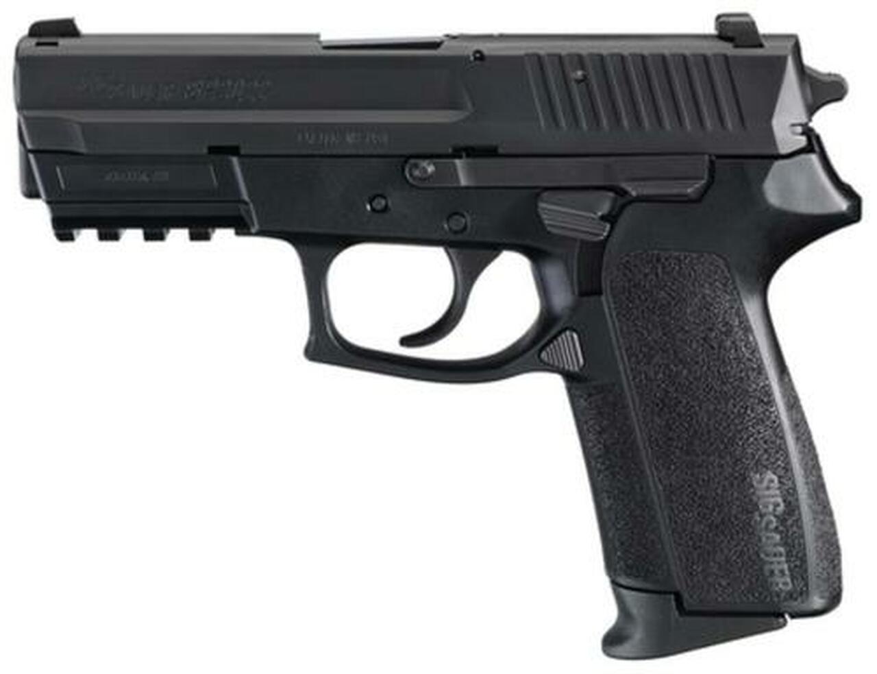 Sig SP2022 9MM 3.9In Nitron Black Da/Sa Contrast Sights Polymer Grip (2) 10Rd Steel MAG Rail CA Compliant