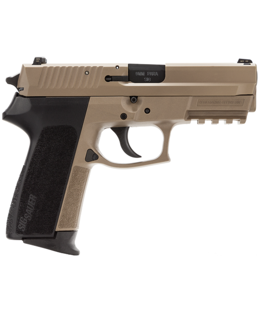 Sig SP2022 Full Size, 9mm, 3.9", 15rd, SIGLITE NS, Flat Dark Earth