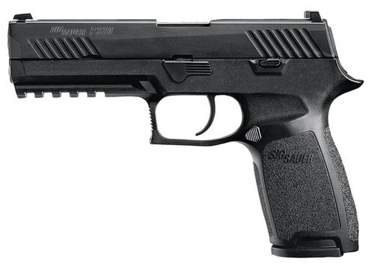 Sig P320 Full Size, 9mm, 4.7" Barrel, 10rd, Contrast Sights, Black