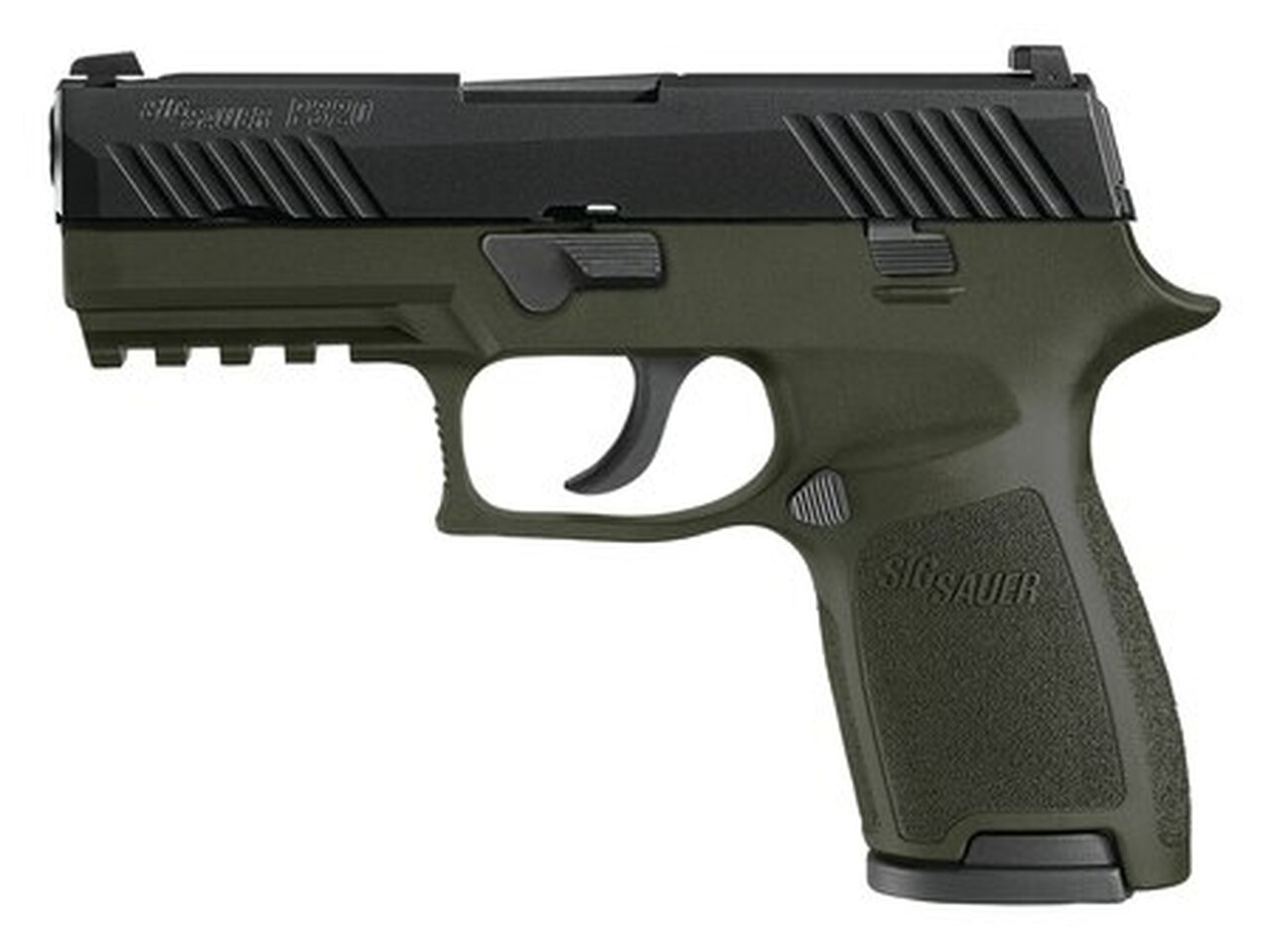 Sig 320C-40-TSS OD Green Frame 40 S&amp;W Siglite Night Sights 13rd Mags