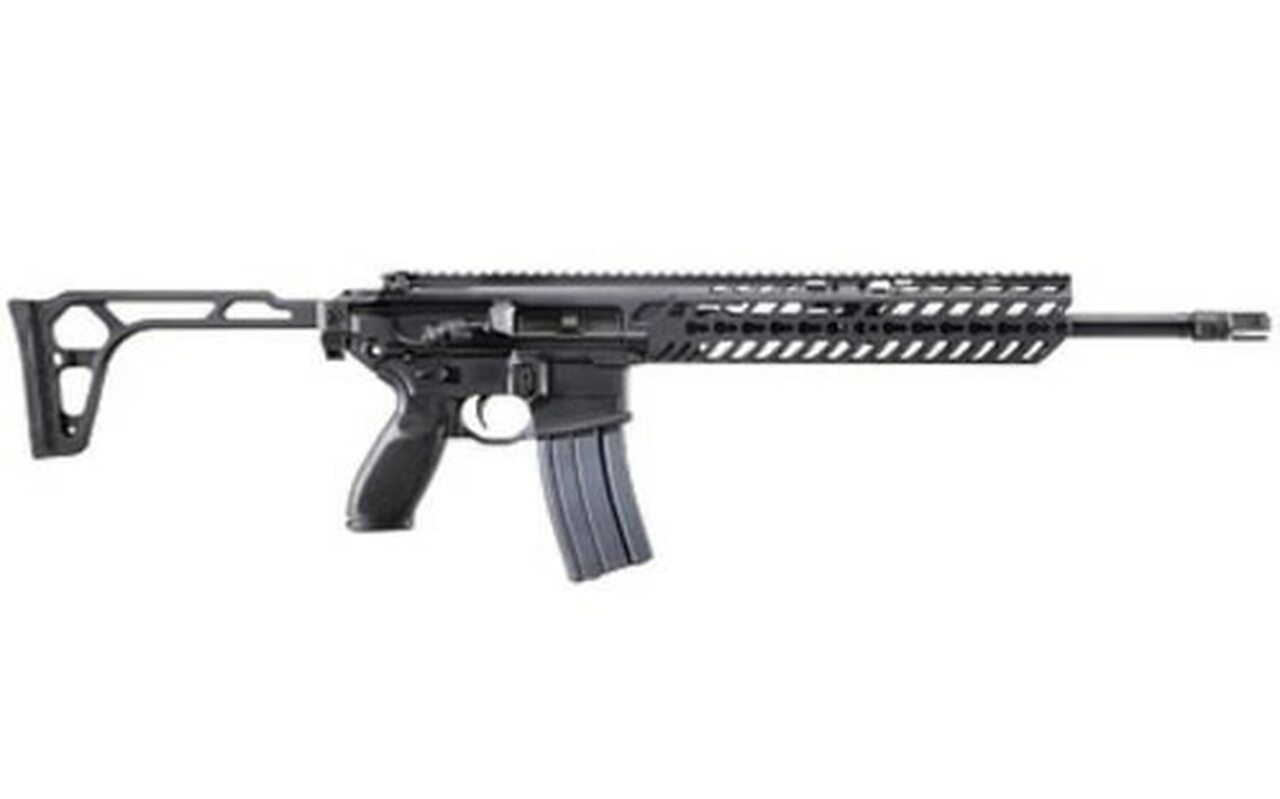 Sig MCX Patrol 300 Blackout 16" Barrel Flip Up Sights, Folding Stock, Keymod Rail 30rd Mag