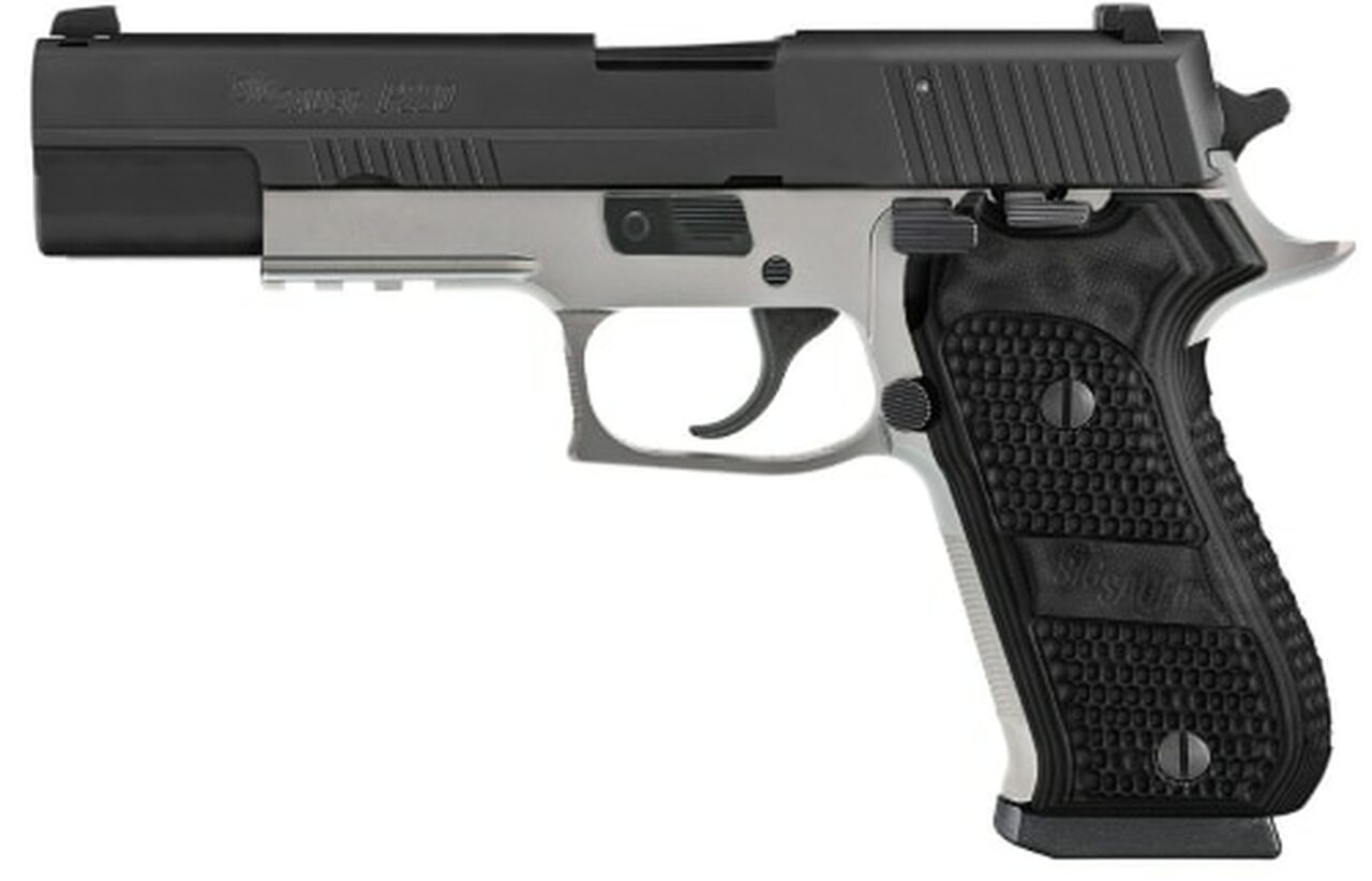 Sig P220 Match Elite 10mm, 5" Barrel, Night Sights, DA/SA, Black/Stainless, 8rd