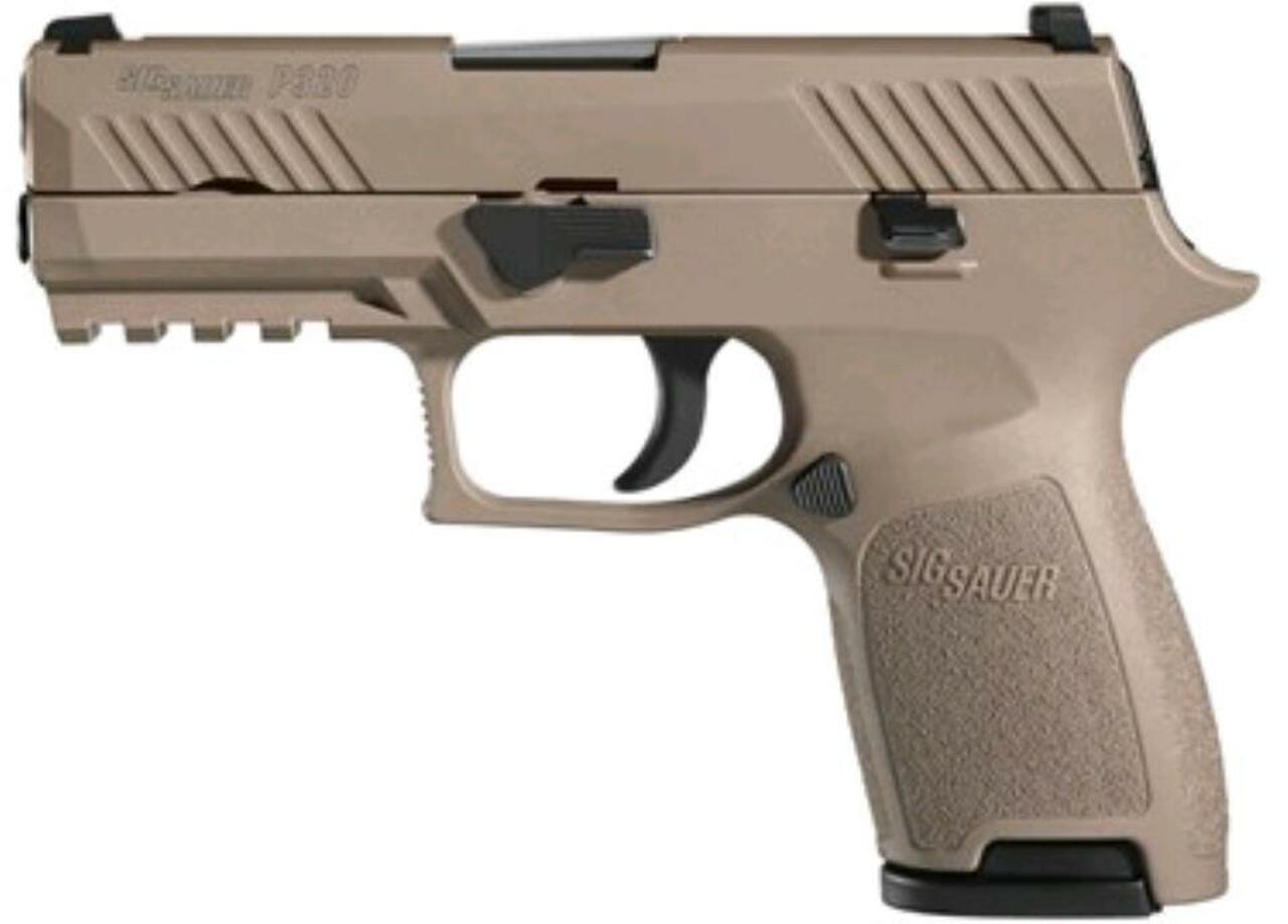 Sig P320 Compact 45 ACP, Flat Dark Earth,, , Nightsights, 9 rd