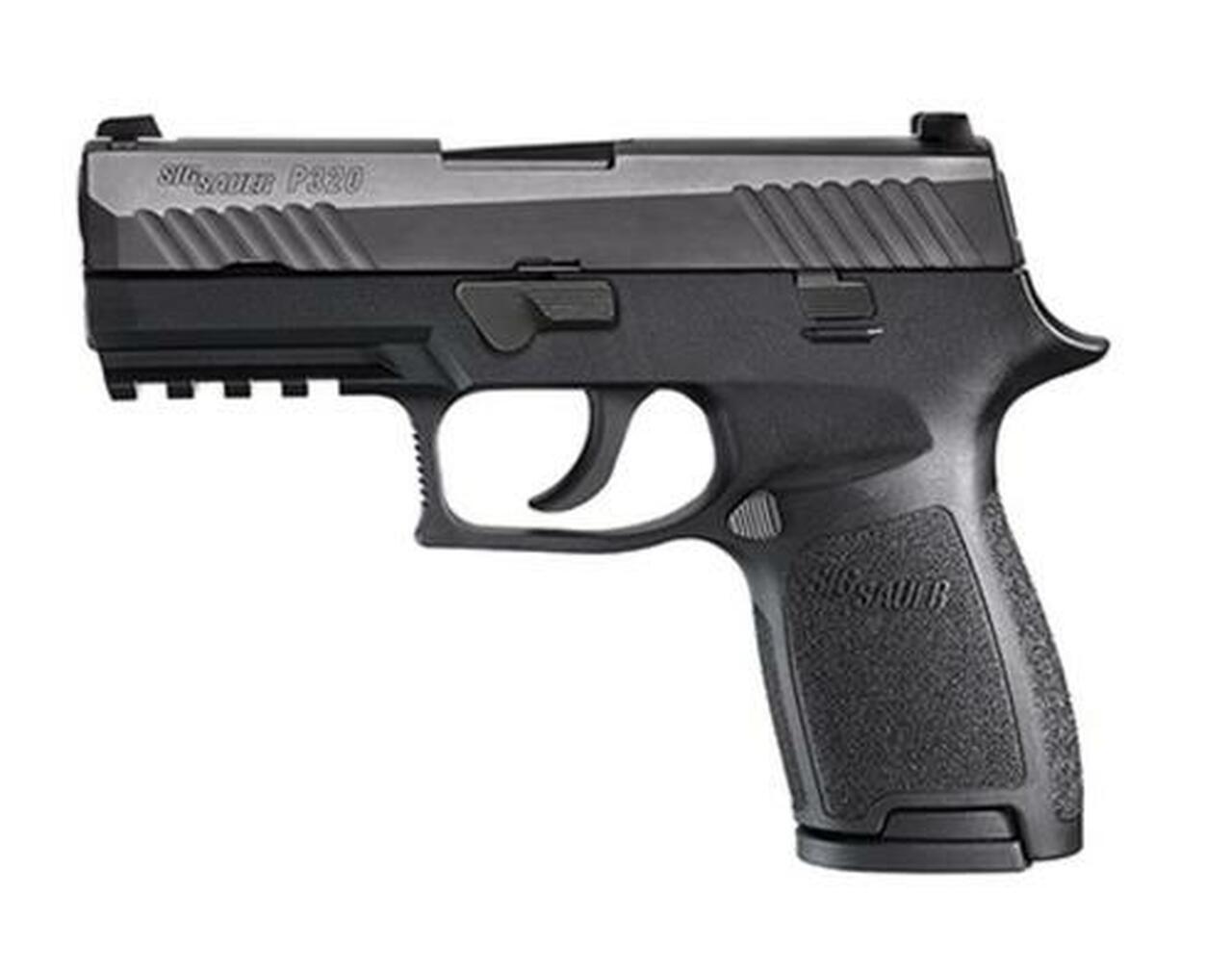 Sig P320 Compact, 45 ACP, 3.9", 9rd, Black, MA Compliant