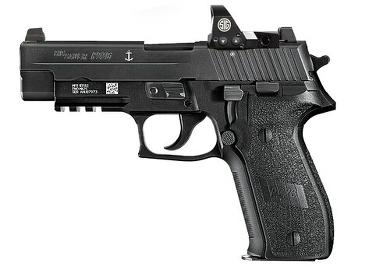 Sig P226 MK25 9mm, 4.4" Barrel, Romeo1 Reflex Sight, Black, 3x15rd Mags