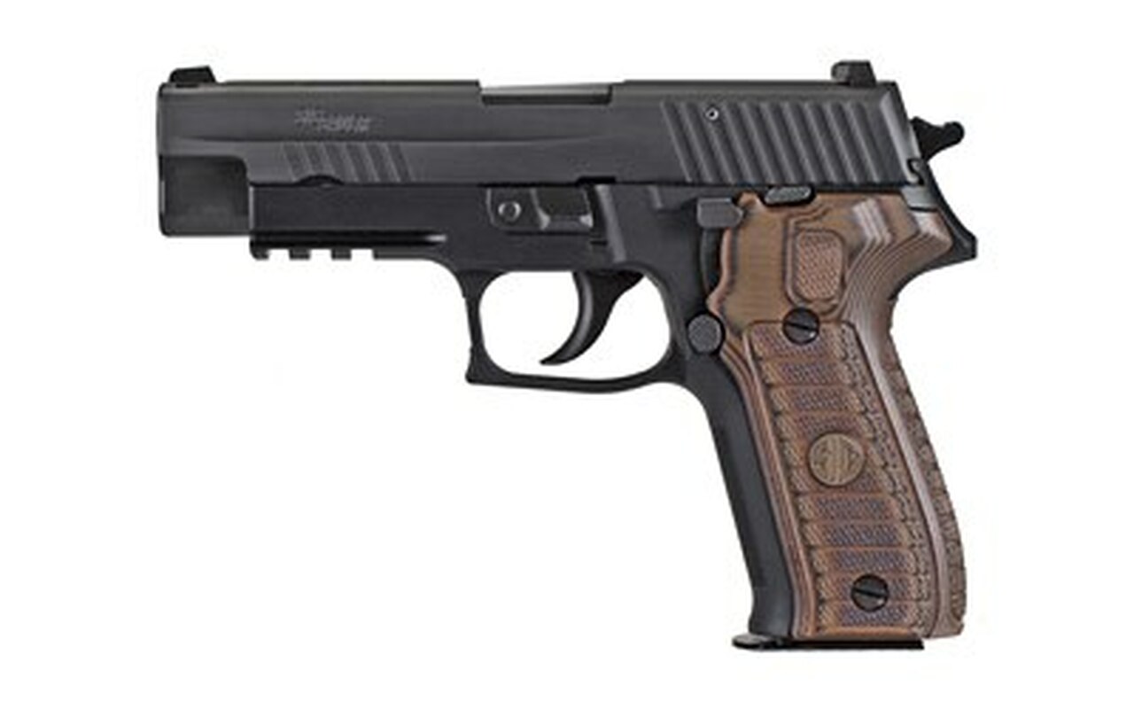 Sig P226, 9mm, 4.4In, Select, Black, Da/Sa, Siglite, Select, (2) 15Rd Steel Mag, SRT